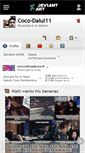 Mobile Screenshot of coco-daiul11.deviantart.com