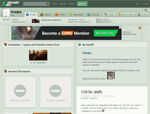 Tablet Screenshot of inuopx.deviantart.com