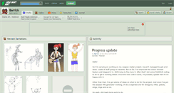 Desktop Screenshot of barrick.deviantart.com