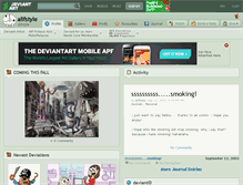 Tablet Screenshot of alifstyle.deviantart.com