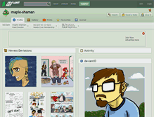 Tablet Screenshot of maple-shaman.deviantart.com