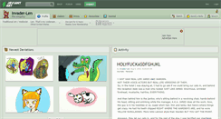 Desktop Screenshot of invader-len.deviantart.com