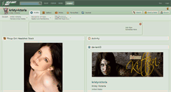 Desktop Screenshot of kristyvictoria.deviantart.com