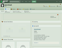 Tablet Screenshot of desireihasit.deviantart.com