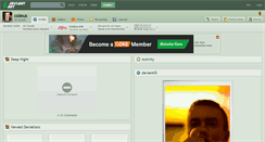 Desktop Screenshot of coleus.deviantart.com