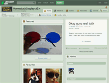 Tablet Screenshot of homestuckcosplay-az.deviantart.com