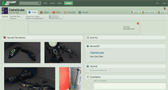 Desktop Screenshot of clairegrube.deviantart.com