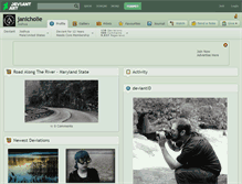 Tablet Screenshot of janicholie.deviantart.com