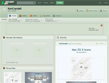 Tablet Screenshot of kencrandall.deviantart.com