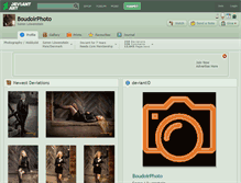 Tablet Screenshot of boudoirphoto.deviantart.com