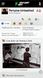 Mobile Screenshot of persona-unleashed.deviantart.com