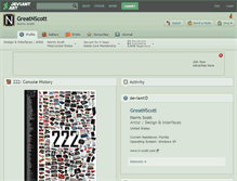 Tablet Screenshot of greatnscott.deviantart.com