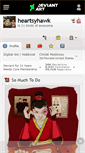 Mobile Screenshot of heartsyhawk.deviantart.com
