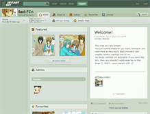 Tablet Screenshot of basil-fc.deviantart.com