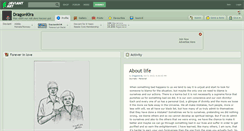 Desktop Screenshot of dragonkira.deviantart.com