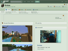 Tablet Screenshot of broteas.deviantart.com