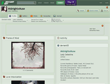 Tablet Screenshot of midnightxmuse.deviantart.com