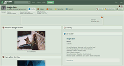 Desktop Screenshot of magic-ban.deviantart.com