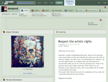 Tablet Screenshot of dompred.deviantart.com
