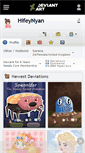 Mobile Screenshot of hifeynyan.deviantart.com