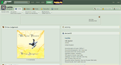 Desktop Screenshot of lockla.deviantart.com