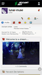 Mobile Screenshot of lunar-muse.deviantart.com
