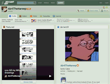 Tablet Screenshot of abrilthemareep.deviantart.com