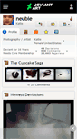 Mobile Screenshot of neubie.deviantart.com