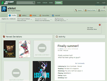Tablet Screenshot of eskilox.deviantart.com