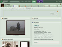 Tablet Screenshot of m68030.deviantart.com