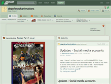 Tablet Screenshot of deanfenechanimations.deviantart.com