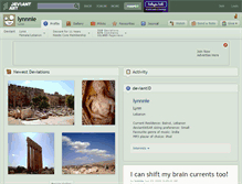 Tablet Screenshot of lynnnie.deviantart.com