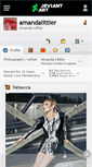 Mobile Screenshot of amandalittler.deviantart.com
