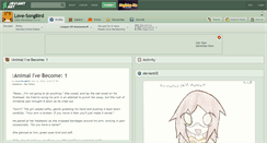 Desktop Screenshot of love-songbird.deviantart.com