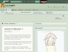 Tablet Screenshot of love-songbird.deviantart.com