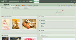 Desktop Screenshot of monocat.deviantart.com