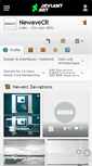 Mobile Screenshot of newavecr.deviantart.com