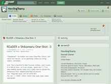 Tablet Screenshot of howlingtearsy.deviantart.com
