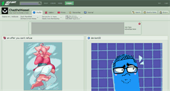 Desktop Screenshot of chaztheweasel.deviantart.com