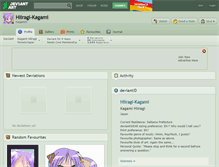 Tablet Screenshot of hiiragi-kagami.deviantart.com