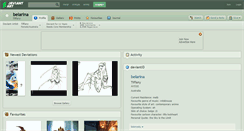 Desktop Screenshot of belarina.deviantart.com