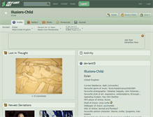 Tablet Screenshot of illusions-child.deviantart.com