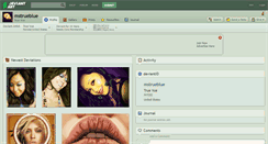 Desktop Screenshot of mstrueblue.deviantart.com