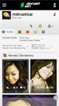 Mobile Screenshot of mstrueblue.deviantart.com