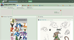Desktop Screenshot of dragon-master-naya.deviantart.com