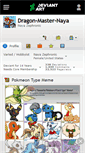 Mobile Screenshot of dragon-master-naya.deviantart.com