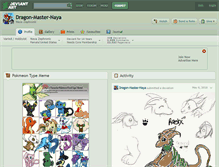 Tablet Screenshot of dragon-master-naya.deviantart.com