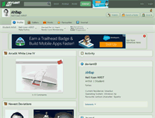 Tablet Screenshot of ahbap.deviantart.com