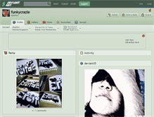 Tablet Screenshot of funkycrazie.deviantart.com