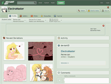 Tablet Screenshot of electromaster.deviantart.com